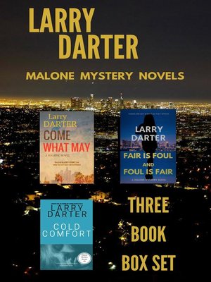 cover image of Malone Mystery Novels Box Set